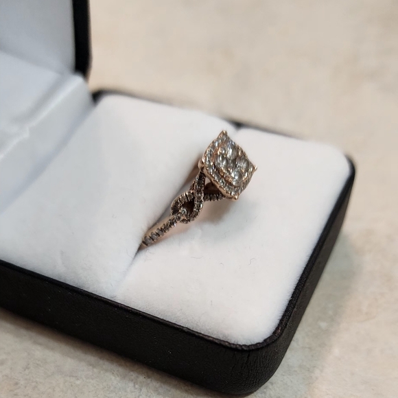 LEVIAN 14k Rose Gold Diamond Ring - Picture 3 of 5